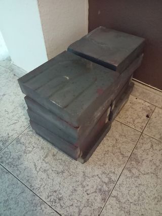 Ladrillos refractarios acumuladores - 8 uds