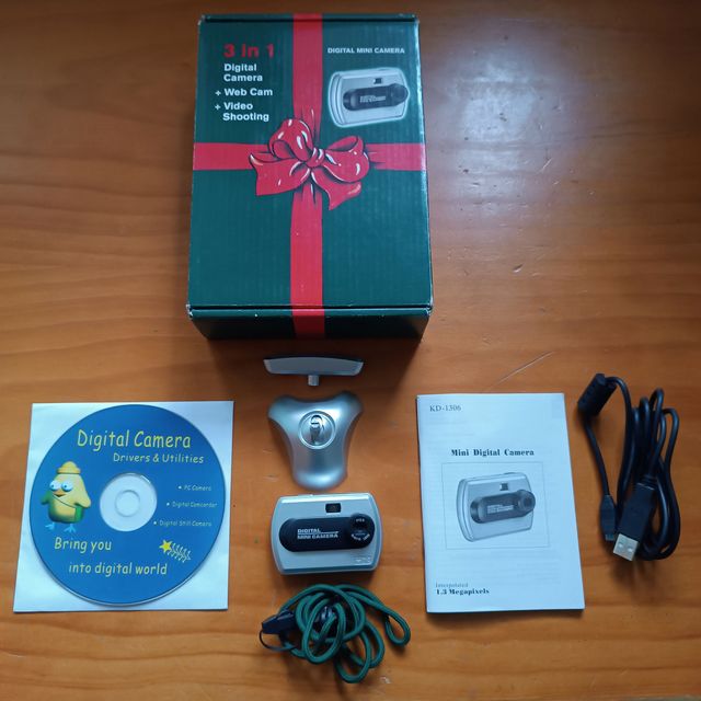 Mini cámara digital KD-1106 vintage