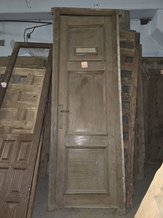 Puertas antiguas roble castellano