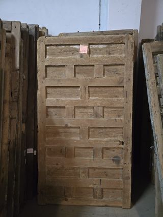 Puertas antiguas roble castellano