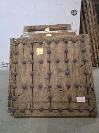Puertas antiguas roble castellano