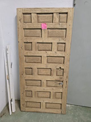 Puertas antiguas roble castellano