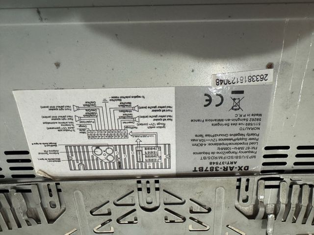 Radio MP3 Bluetooth DX-AR-387BT