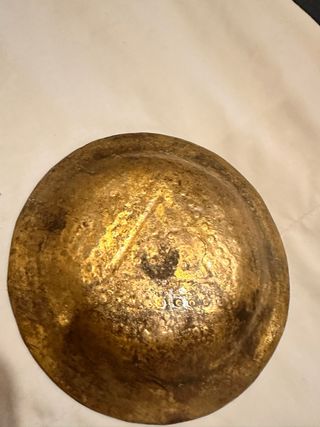 Plato Árabe antiguo  Dorado - 18cm