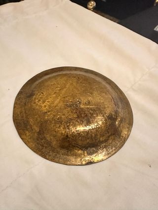 Plato Árabe antiguo  Dorado - 18cm