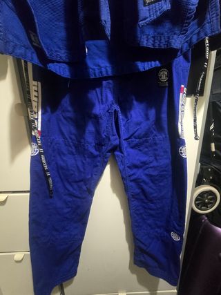 Kimono Jiu Jitsu Tatami azul talla:M4 kids