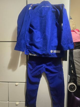 Kimono Jiu Jitsu Tatami azul talla:M4 kids