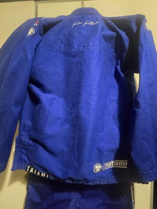 Kimono Jiu Jitsu Tatami azul talla:M4 kids