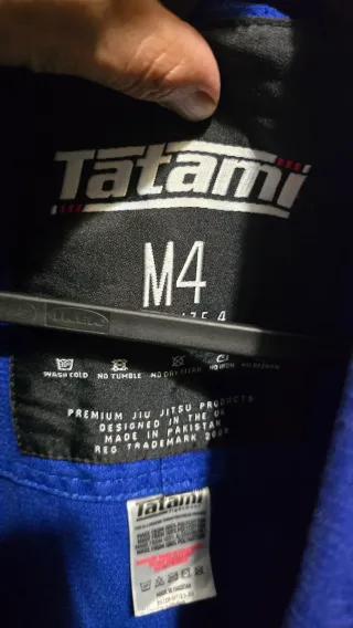 Kimono Jiu Jitsu Tatami azul talla:M4 kids
