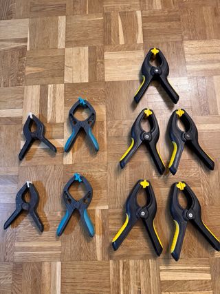 9 Pinzas de sujeción 