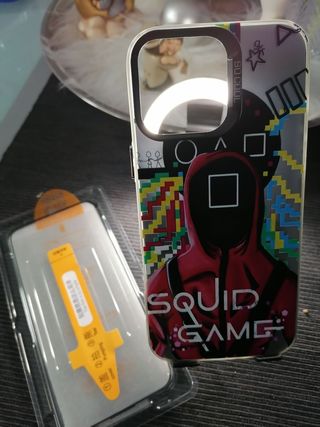 Cover più pellicola iphone 16 pro max