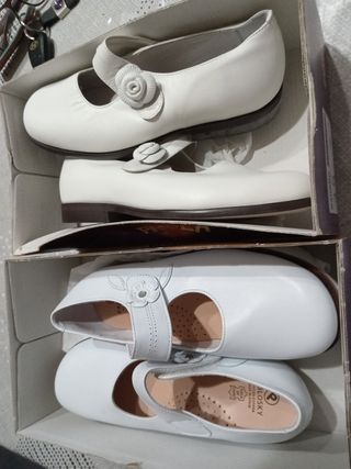 Zapatos Pablosky niña blancos