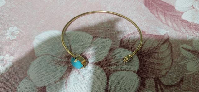 Bracciale oro e turchese