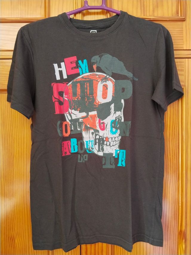 Camiseta Negra Hombre S