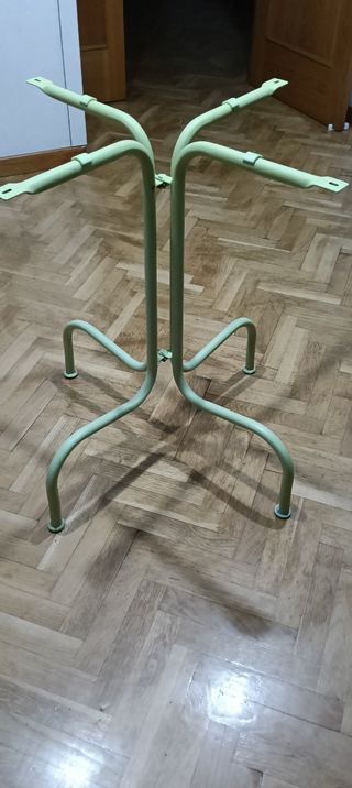 Mesa terraza Ikea metalica verde