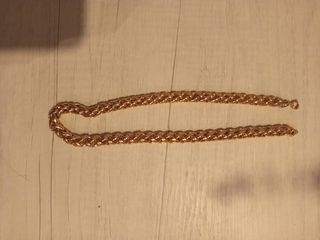 Cadena chapada oro unisex
