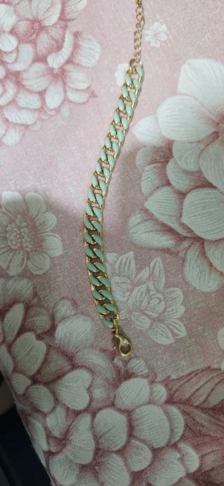 Bracciale oro e turchese