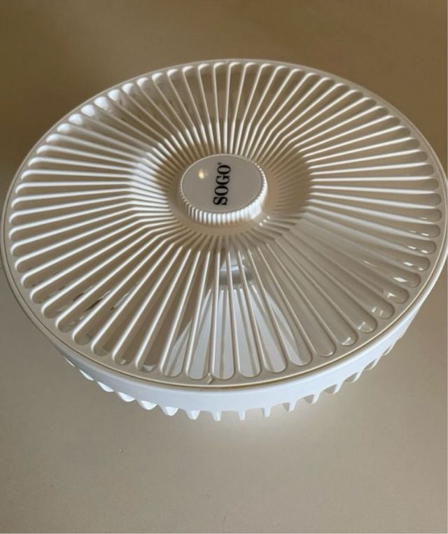 Ventilador O blanco silencioso