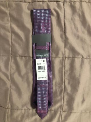 Corbata Michael Kors - Azul y Morada