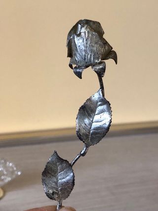 Broche Rosa Vintage Oro