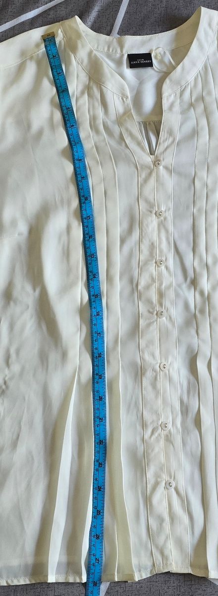 Camicia color panna taglia 48