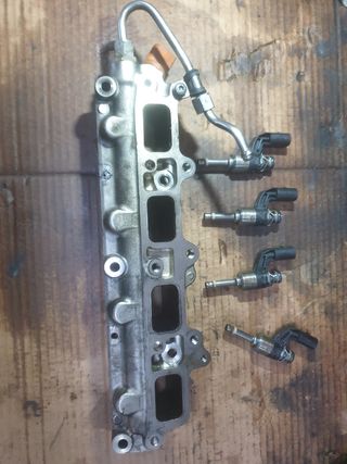 Rampa inyección y 4 inyectores 1.4 TFSI-TSI CAX