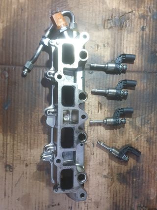 Rampa inyección y 4 inyectores 1.4 TFSI-TSI CAX