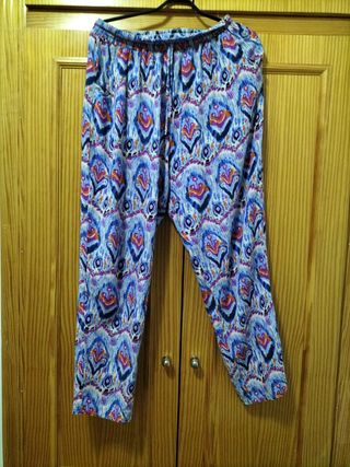 Pantalones estampados mujer