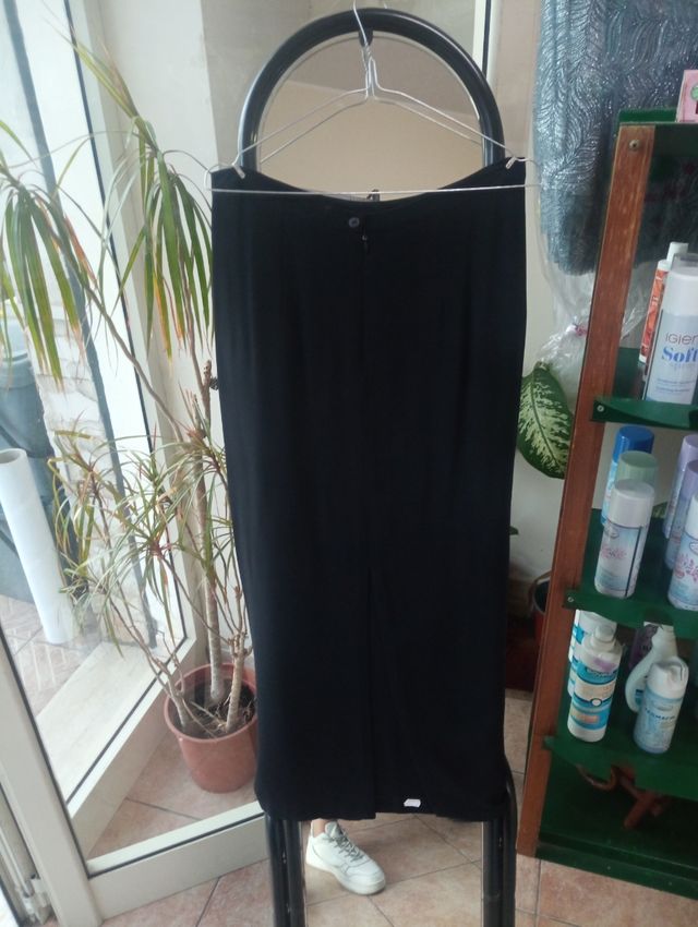 Completo nero paillettes rosa taglia 46