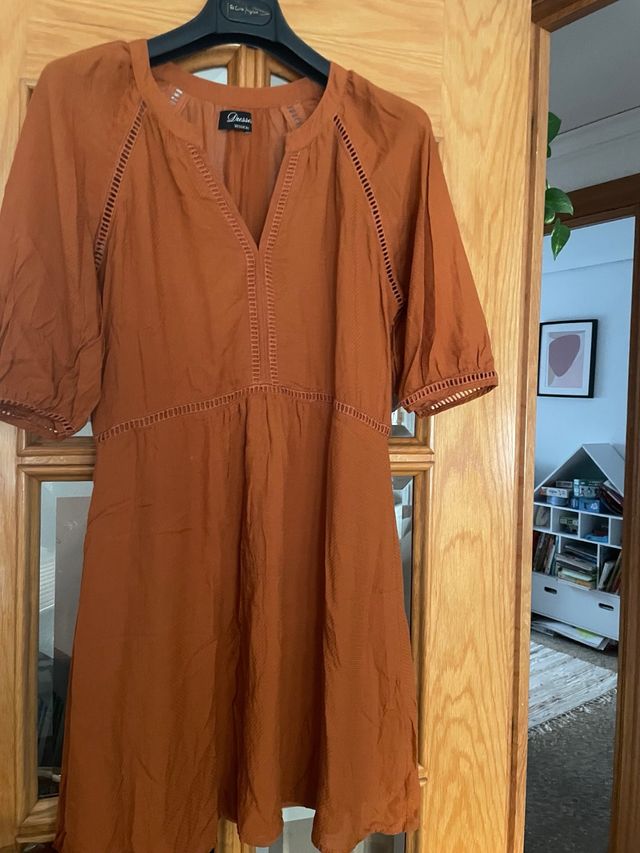 Vestido marrón Dresser Yessica talla S