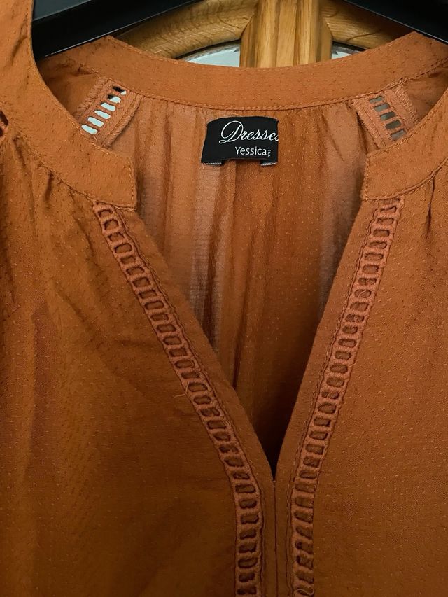 Vestido marrón Dresser Yessica talla S