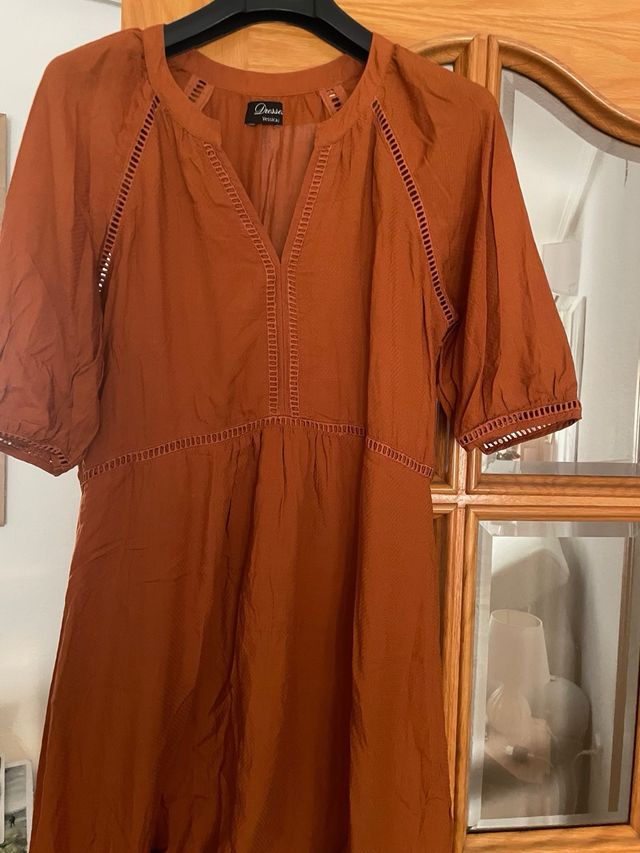 Vestido marrón Dresser Yessica talla S