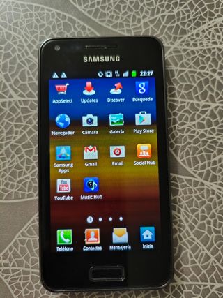 Samsung Galaxy S Advance - móvil negro