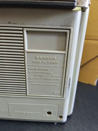 Radio Cassette Sanyo M9902K
