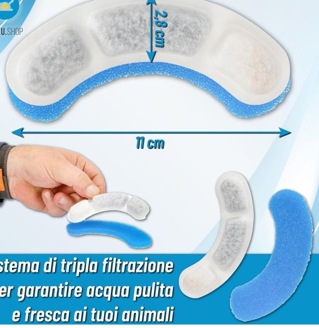 4 Filtri Fontana Acqua Gatti