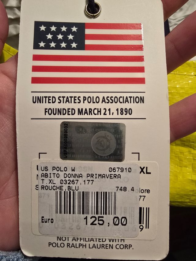 Vestito U.S. Polo Assn. blu