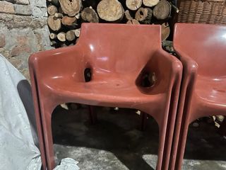 Coppia Sedie Gaudi Artemide Vintage