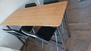 4 Banquetas Ikea plegables