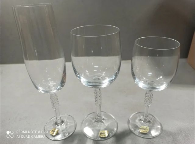 Juego Copas Bohemia Cristal