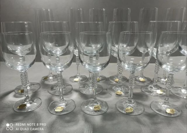 Juego Copas Bohemia Cristal