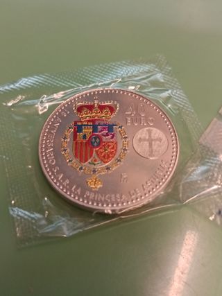 Monedas 40€ Princesa Leonor 2023
