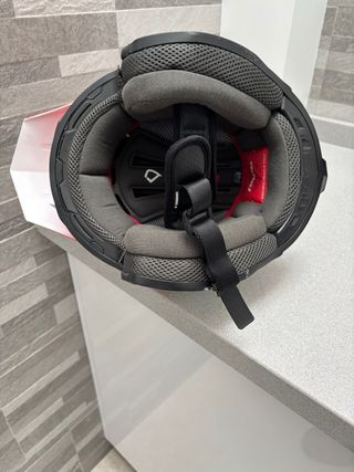 Casco Hebo Trial Rojo-Blanco