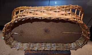 Cesta mimbre vintage