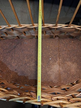 Cesta mimbre vintage