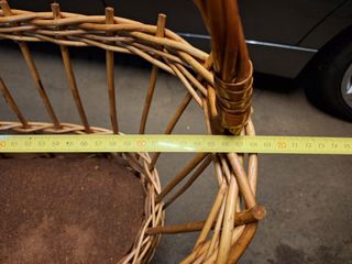 Cesta mimbre vintage