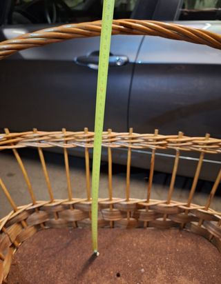 Cesta mimbre vintage