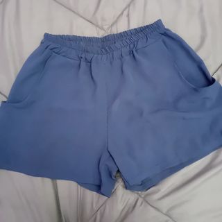 Shorts donna blu