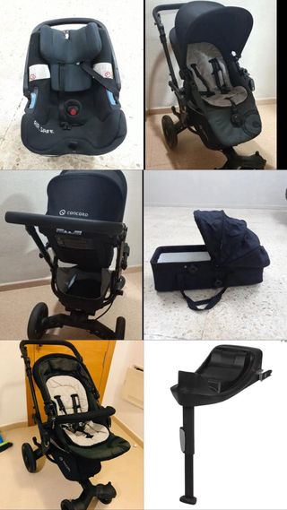 COCHE BEBÉ Carrito marca Concord + capazo + silla