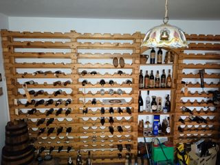 Botellero madera rústico