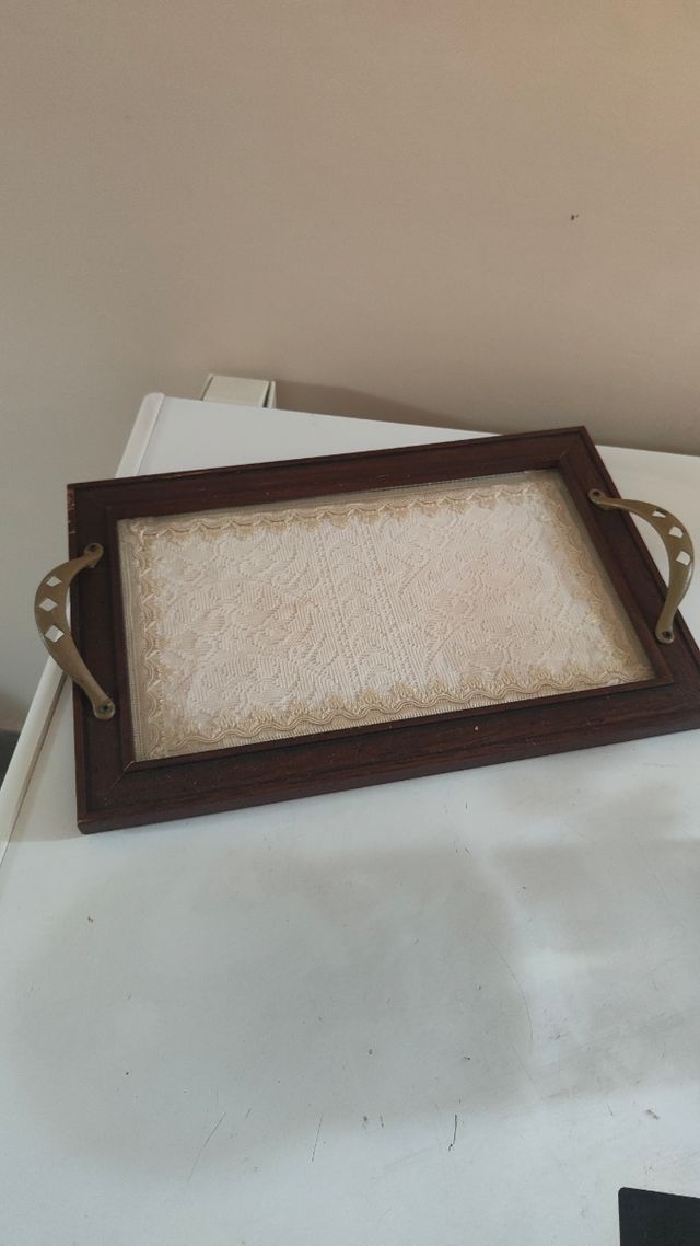 Vassoio legno vintage